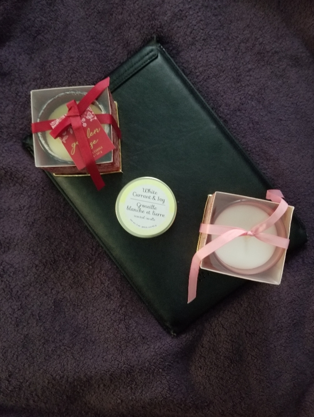 Candle Lot - 3 Single Wick Candles (One 3oz & Two 5.2oz)